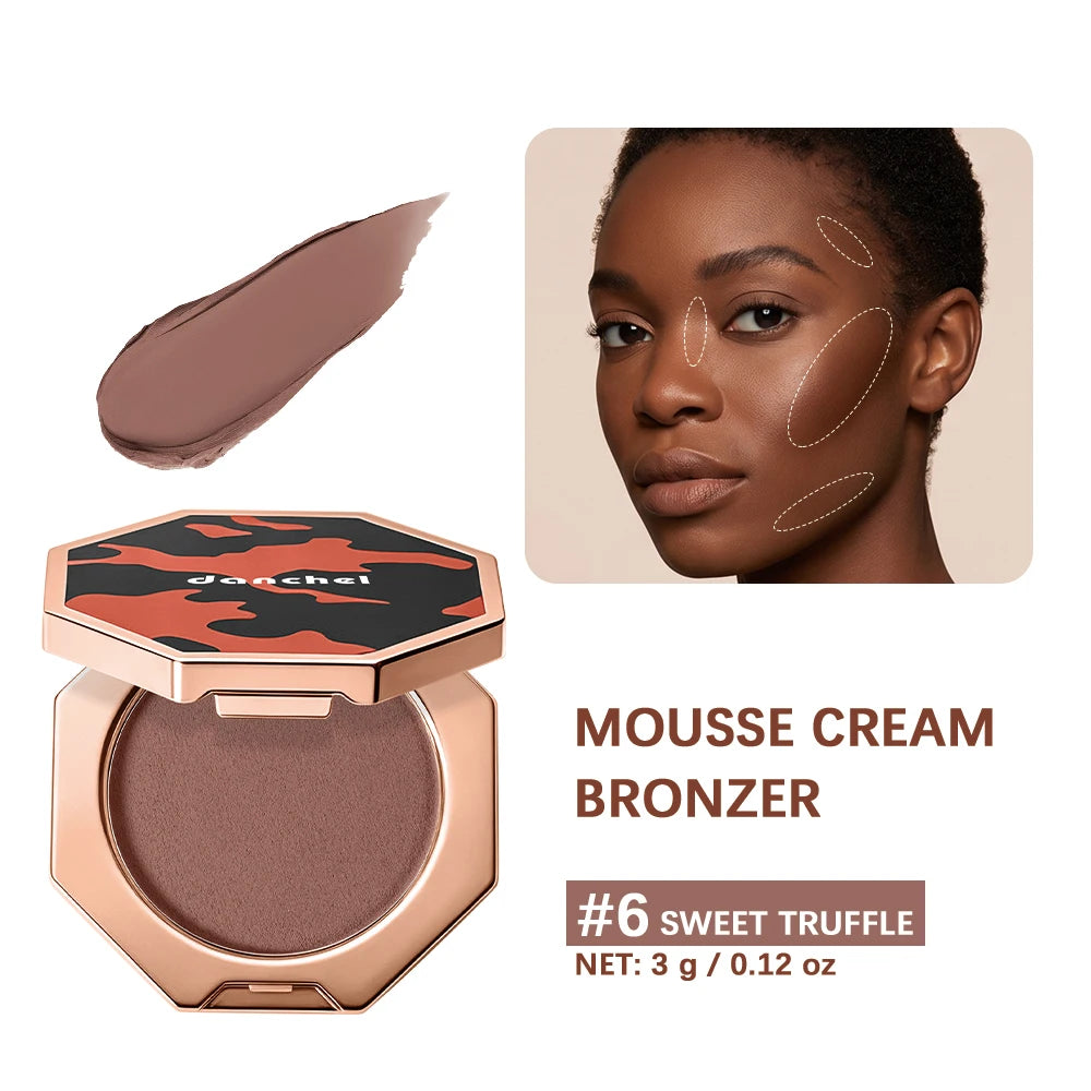 Cream Mousse Bronzer for Face Sculpting and Contouring