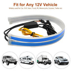12V RGB LED Flowing Turn Signal and Daytime Running Light Strip Set
