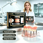 Silicone Full Denture Set for Natural Smile and Comfort