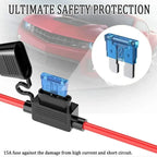 16AWG Motorcycle Battery Terminal to SAE Quick Extension Cable