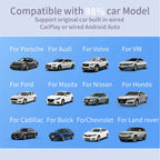 2 In 1 Wireless CarPlay and Android Auto Adapter Bluetooth 5.0 Dongle