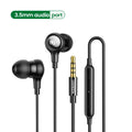 Wired In-Ear Headphones with Microphone for Mobile Devices