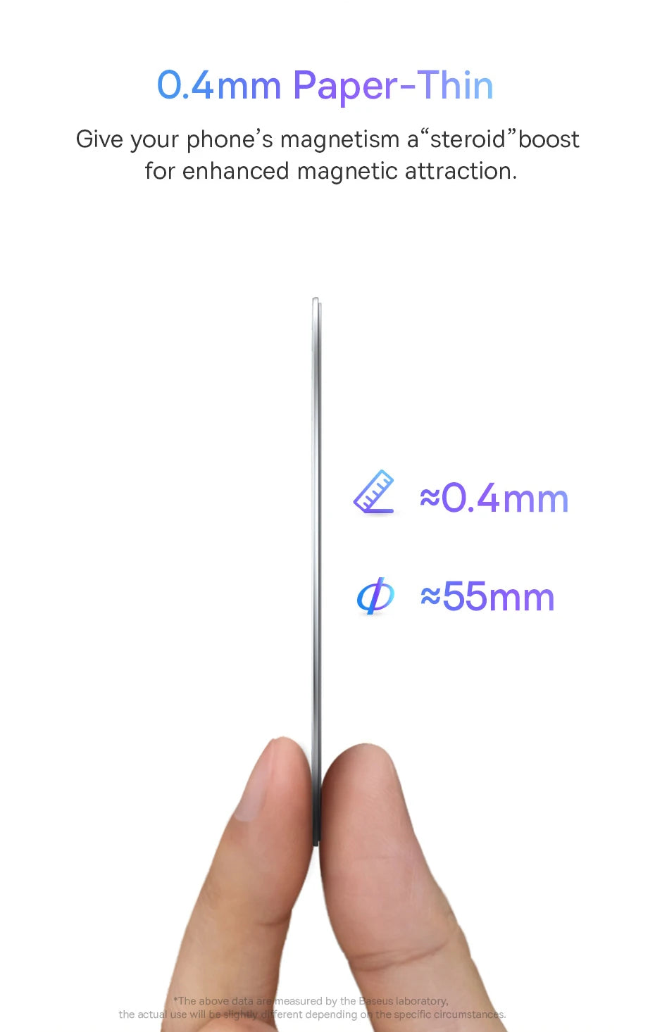 Magnetic Wireless Charging Phone Ring Adapter - 11
