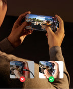 90 Degree Right Angle 100W USB-C Fast Charging and Data Sync Cable