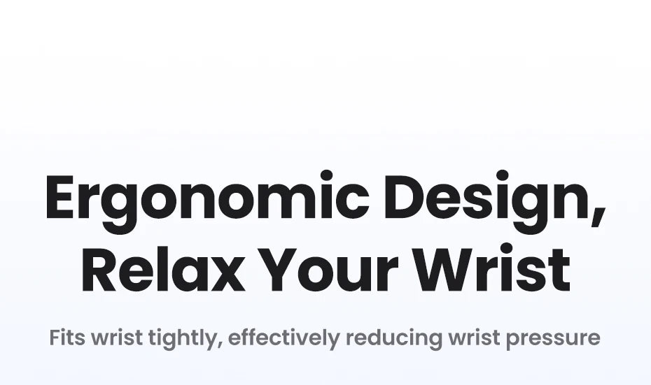 Ergonomic Memory Foam Mouse Pad with Wrist Support