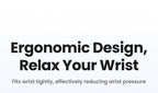 Ergonomic Memory Foam Mouse Pad with Wrist Support