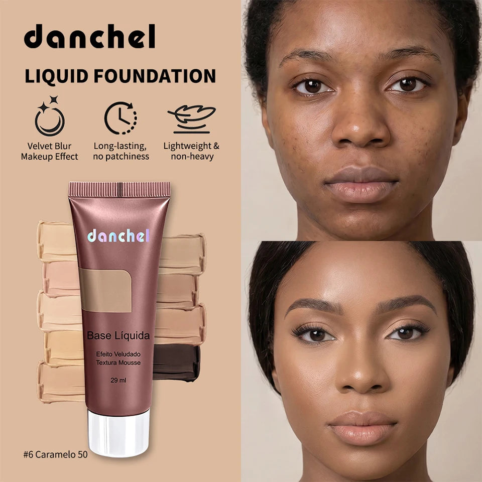 Long-Lasting Velvet Matte Liquid Foundation - 7