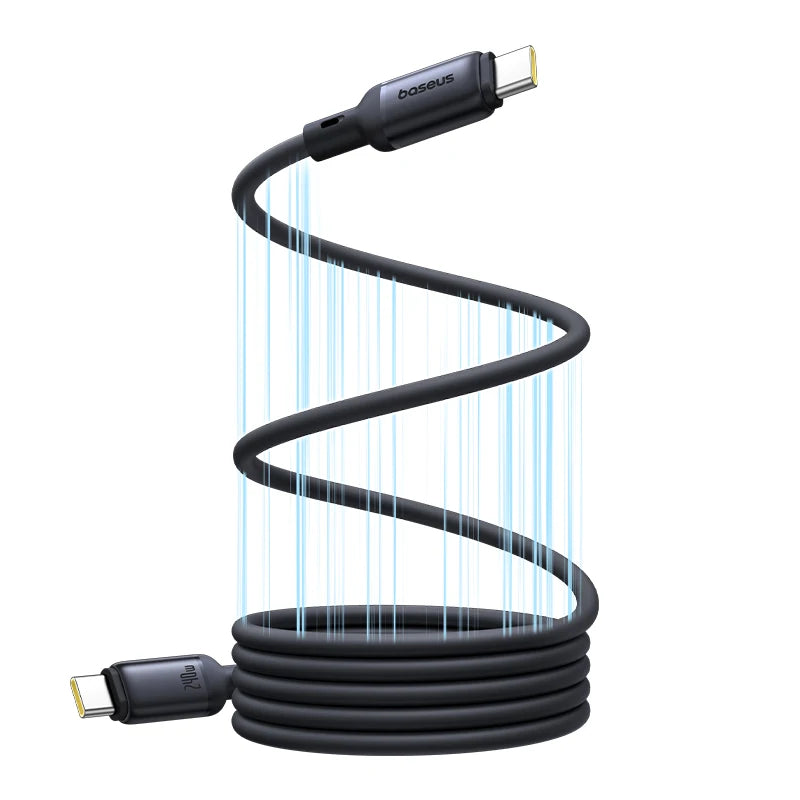240W Magnetic Fast Charging USB-C Cable for Laptops and Smartphones - 23
