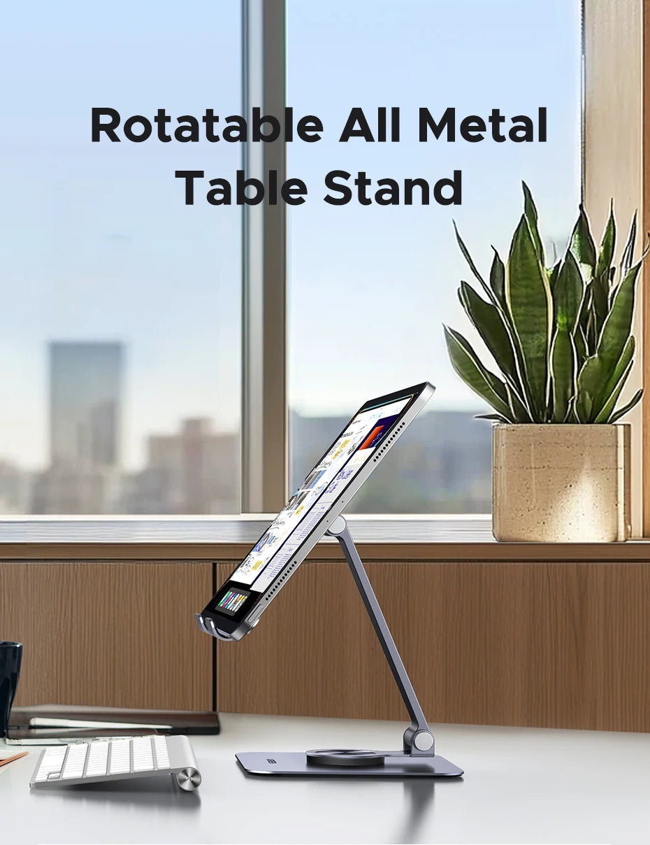 360° Rotatable Aluminum Tablet and Phone Stand - 7