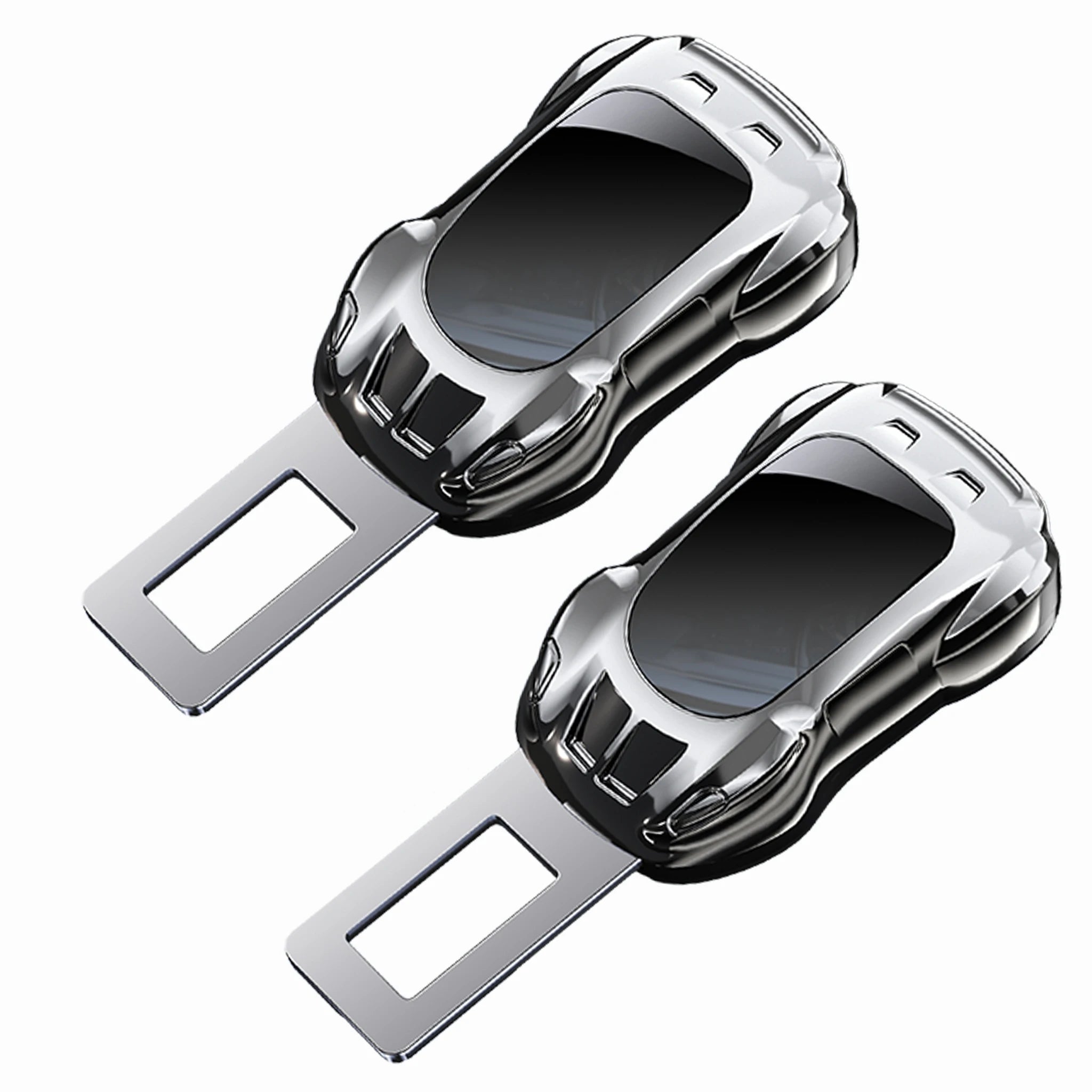 Universal Car Seat Belt Extender Buckle Clip 2 Piece Set