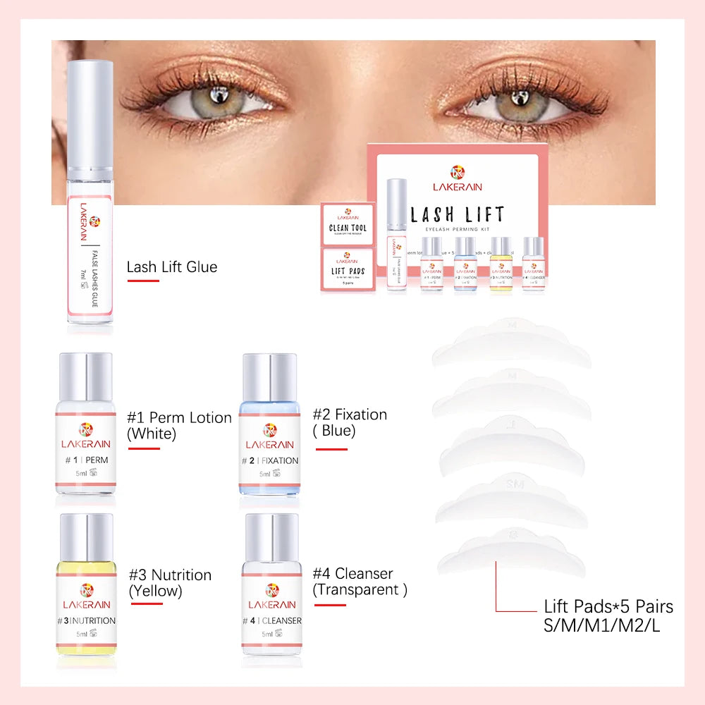 Professional Eyelash Perm and Lift Kit - 3
