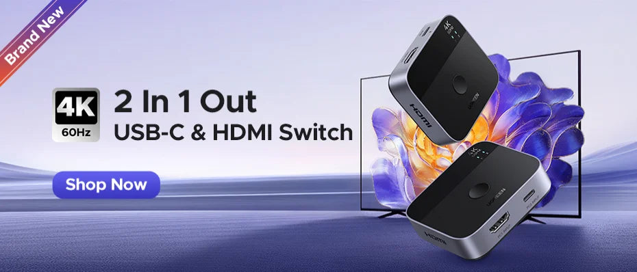 4K 60Hz USB-C to HDMI Adapter for Laptops and Smartphones