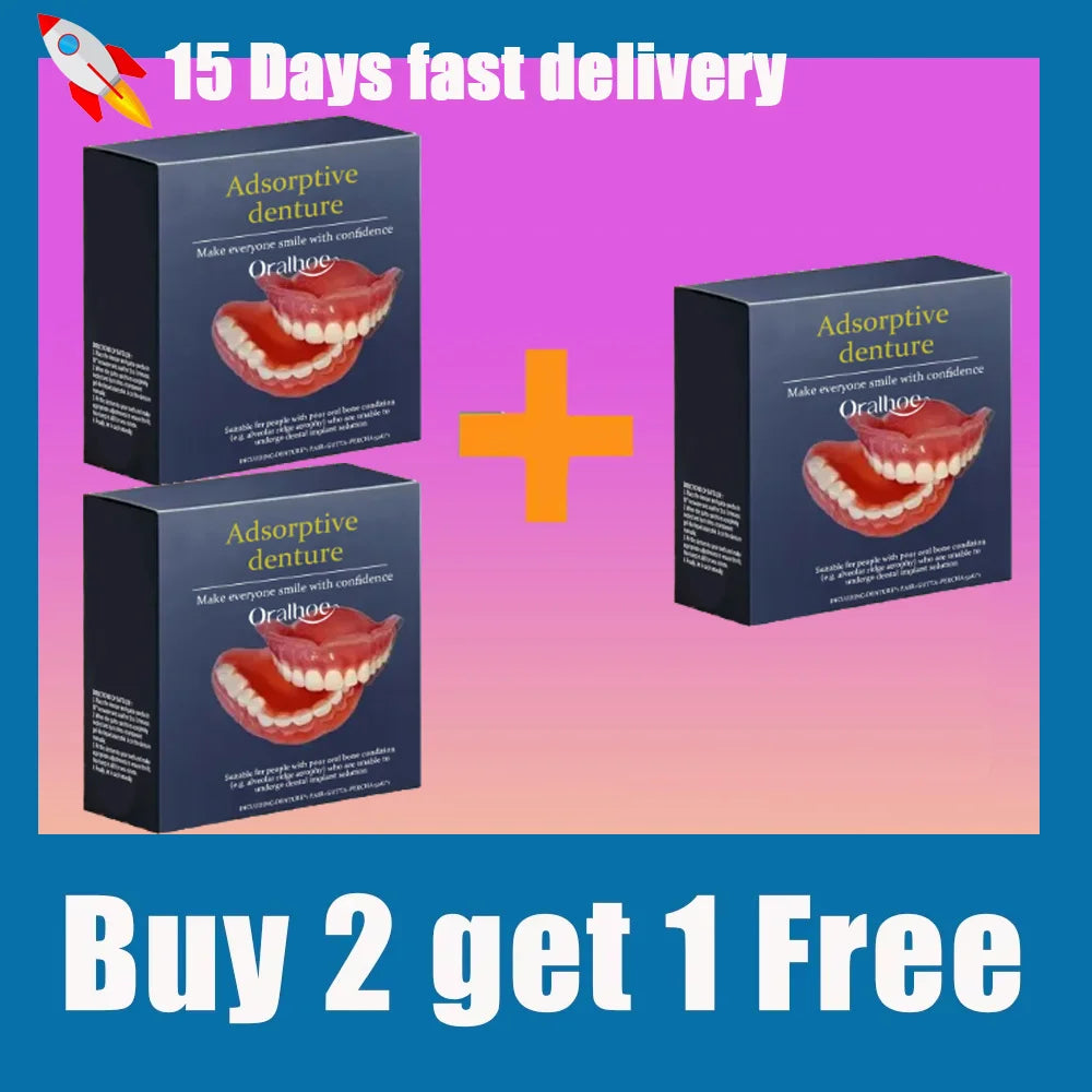 Comfort Fit Silicone Dentures for Natural Smile - 9