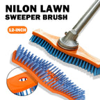 12-Inch Nylon Outdoor Surface Cleaning Brush for Trimmers