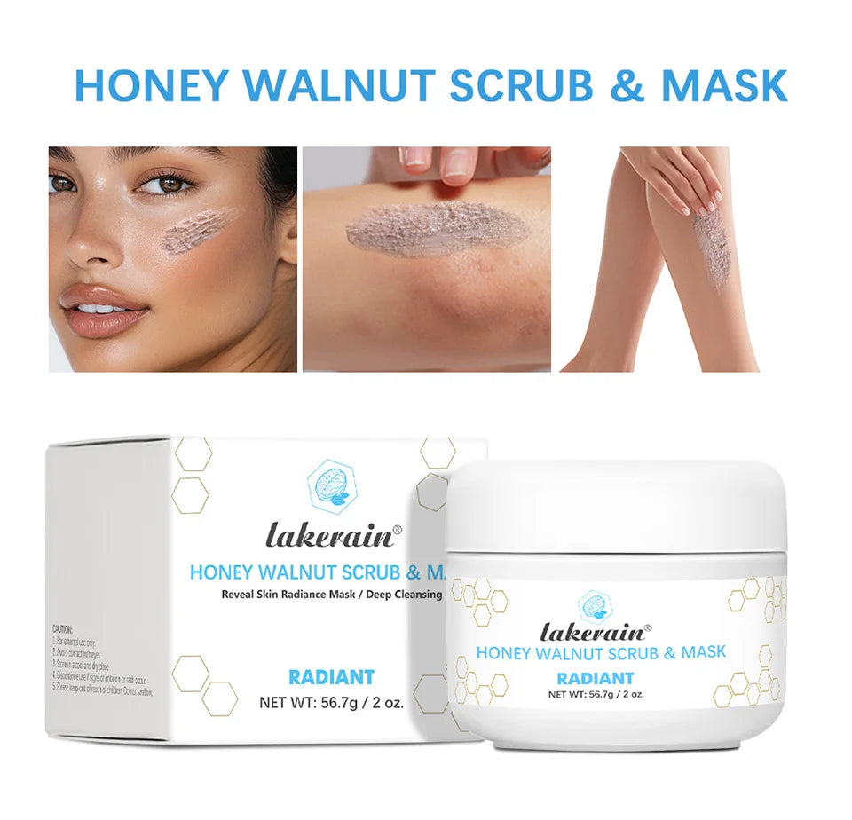 Honey Walnut Facial Exfoliating Scrub and Face Mask - 9