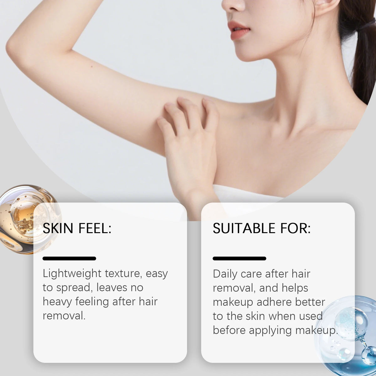 Cyperus Oil Hair Growth Inhibitor and Moisturizing Body Serum