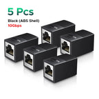 RJ45 Ethernet Cable Extender Adapter 10Gbps Female to Female