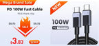 130W USB-C Fast Car Charger with Power Delivery for Laptops and Phones