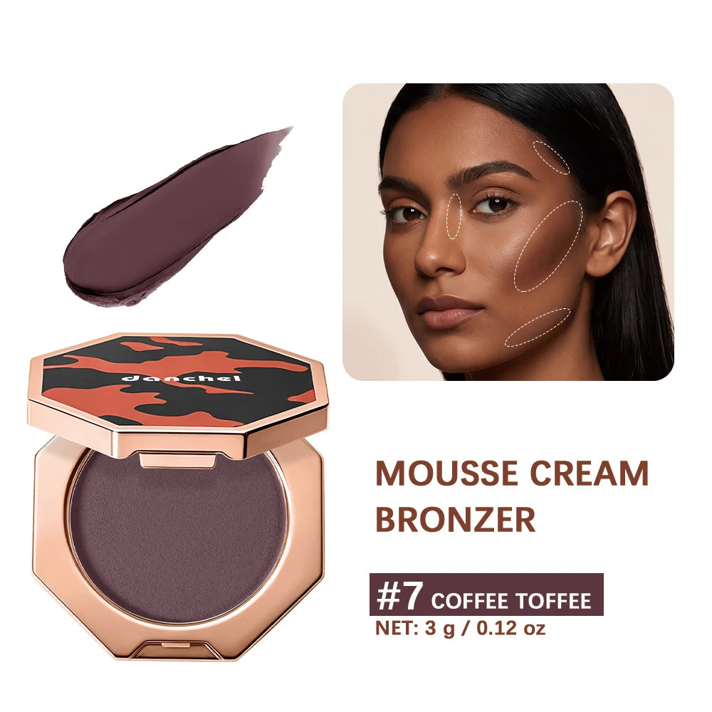 Cream Mousse Bronzer for Face Sculpting and Contouring - 22