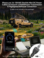 Starlink Mini 90W DC Power Cable 45W Type-C Car Charger 12V-24V