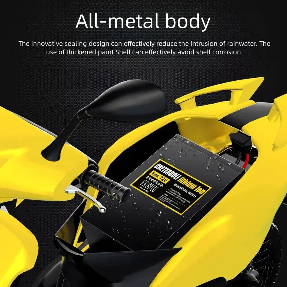 72V 50Ah Lithium-Ion Rechargeable Battery for E-Bikes and Scooters - 6