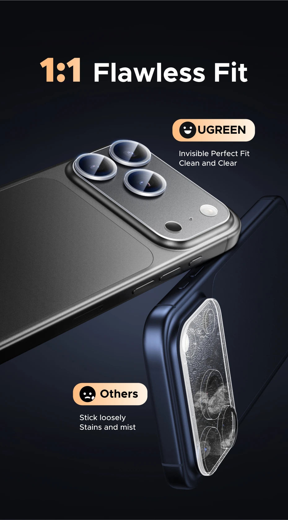 Glass Camera Lens Protector for iPhone 17 Series