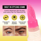 Brow Lamination Gel with Built-in Comb for Lifted Brows