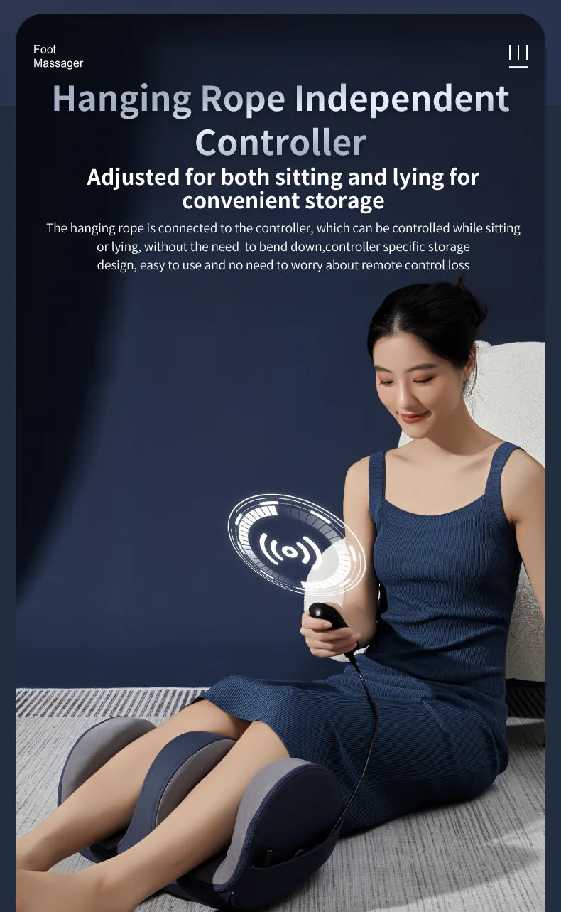 Multifunctional Shiatsu Foot and Leg Massager with Heat