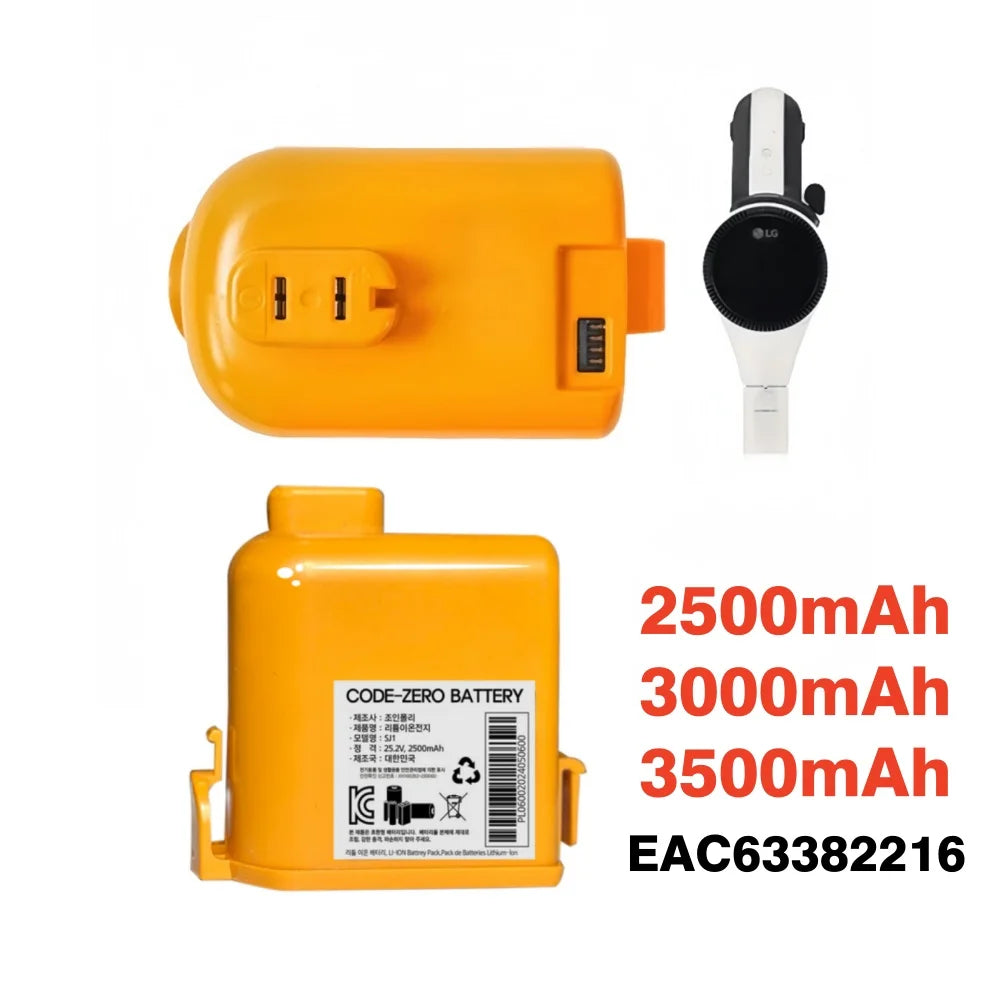 Replacement Lithium-ion Battery for Cordless Vacuum Cleaners