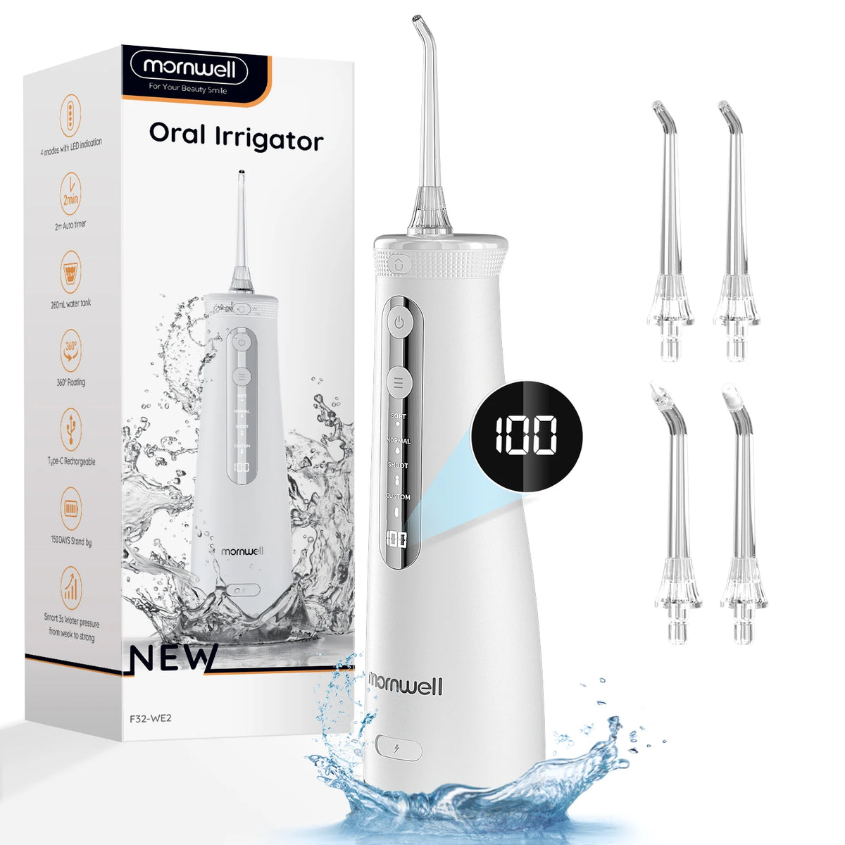 Portable Electric Water Flosser for Teeth Cleaning