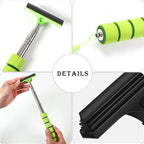 Telescopic Car Rearview Mirror Wiper Stainless Steel Cleaning Tool