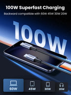 100W USB-C to USB-C Fast Charging and Data Sync Cable