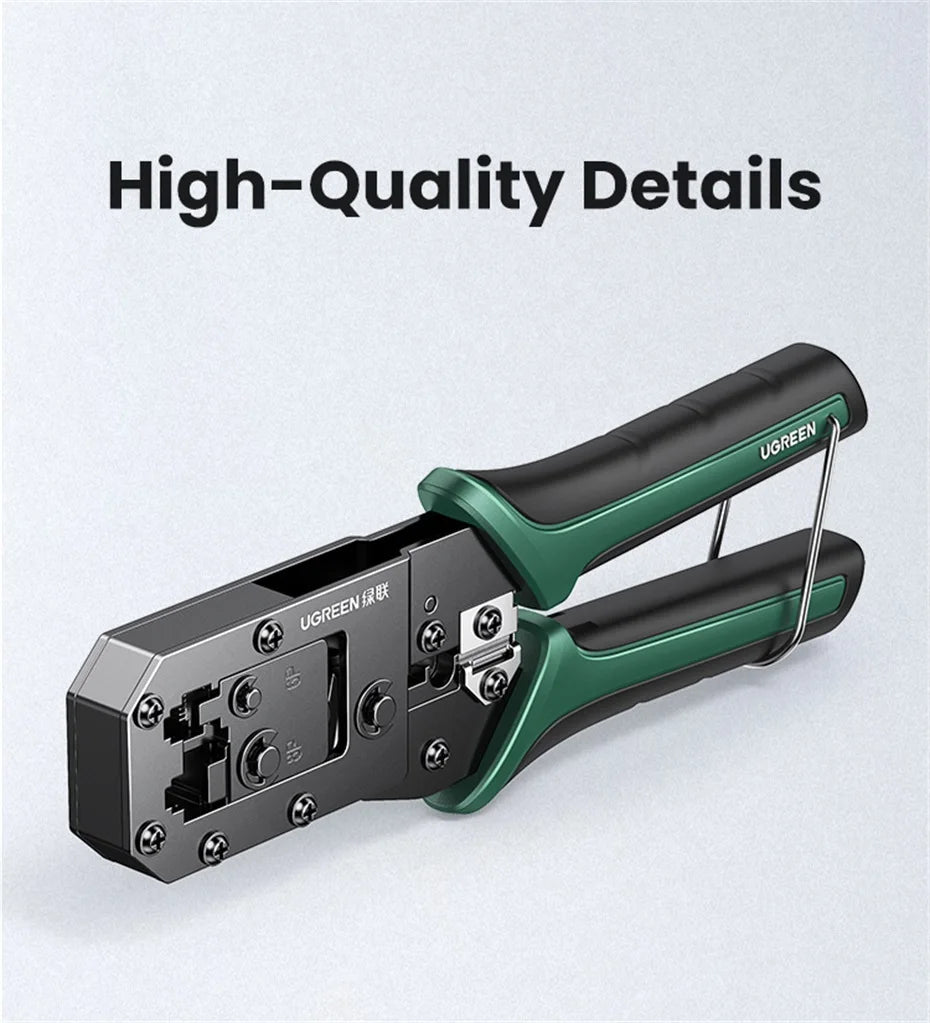 Multifunctional Ethernet Cable Crimper for RJ45 and RJ12 Connectors