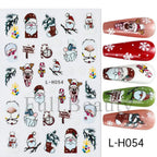 Christmas Cartoon Nail Art Decals