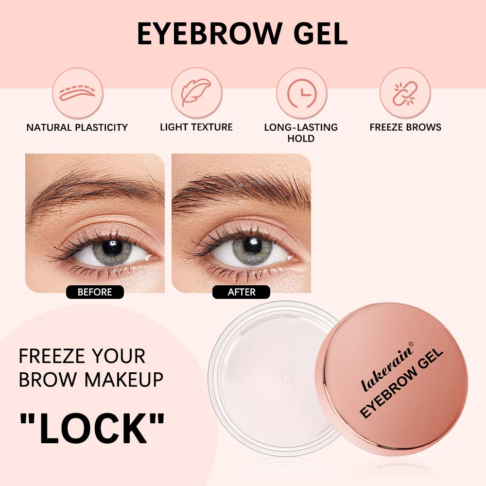 Waterproof Clear Eyebrow Styling Gel for Laminated Brow Look