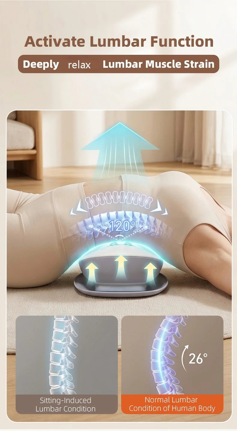 Electric Lumbar Traction and Waist Massager - 10
