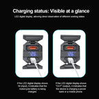 100W Fast Motorcycle USB Charger with Voltage Display
