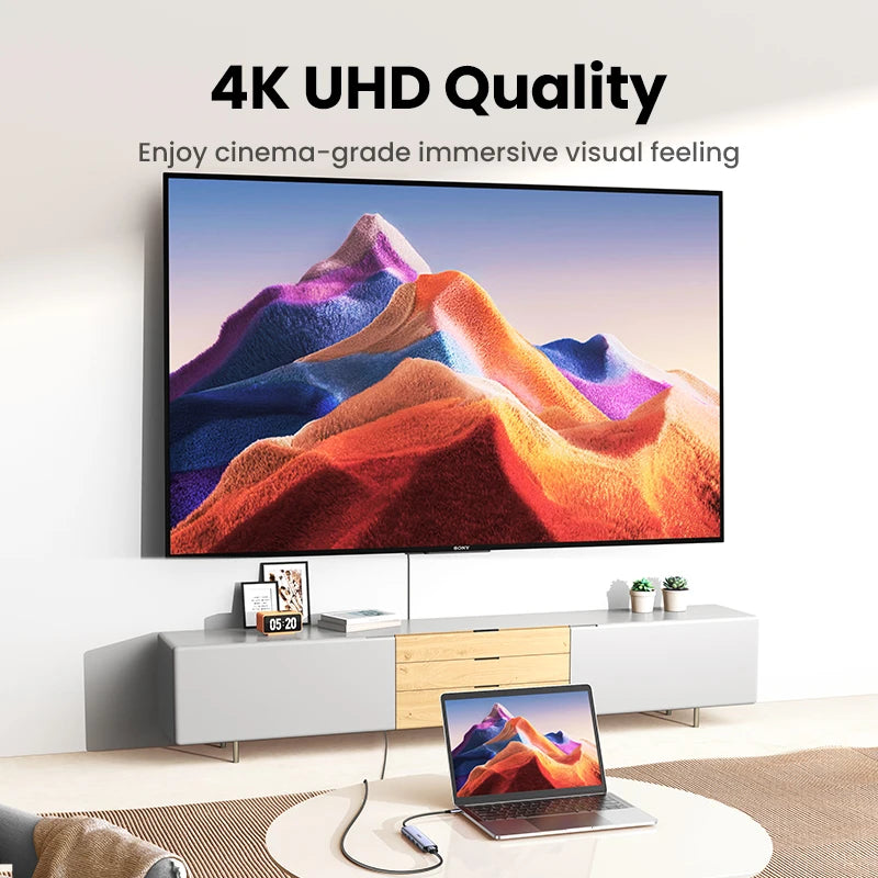 5-in-1 USB-C to 4K HDMI Hub with 100W Power Delivery - 2