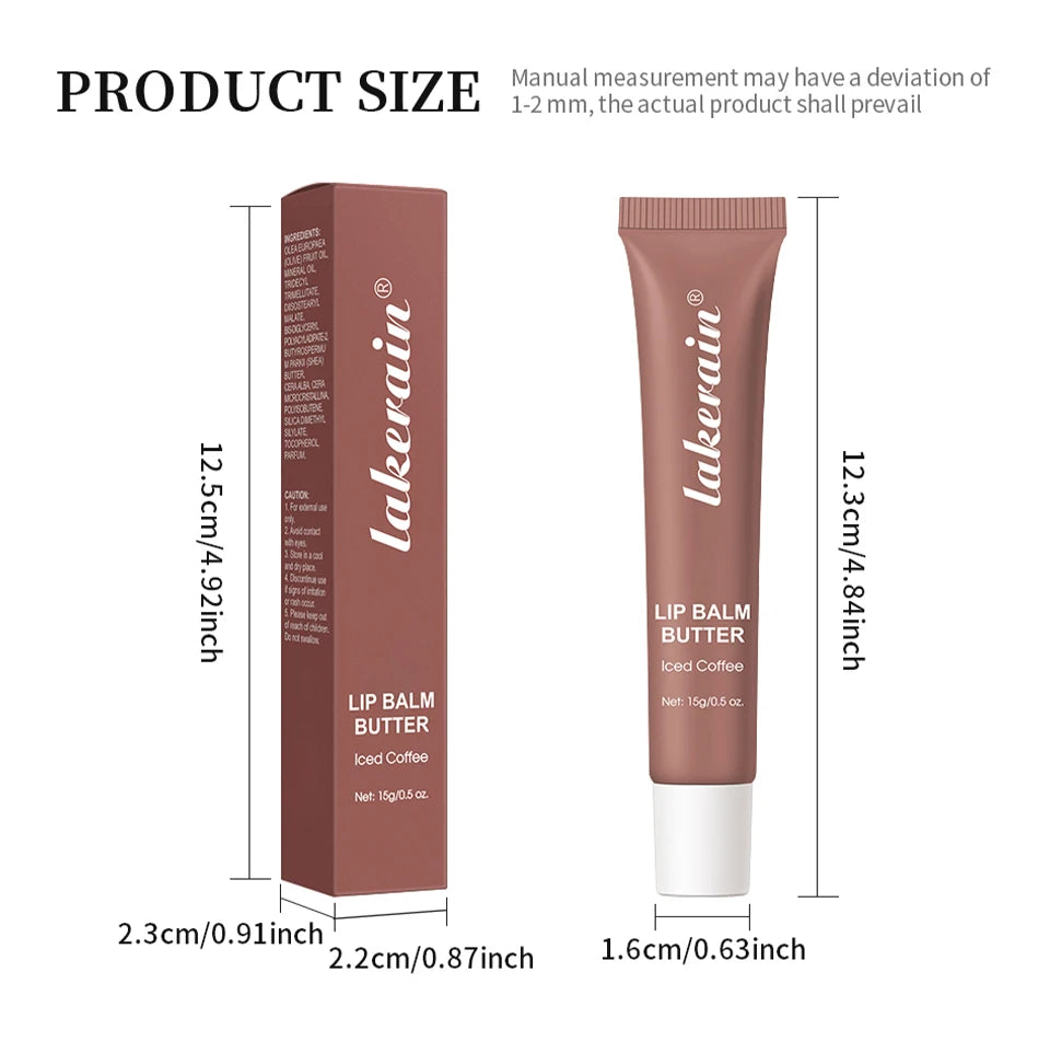 Moisturizing Lip Balm Butter for Hydrated Glossy Lips - 15