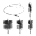 Flexible Steel Wire Chimney and Flue Pipe Cleaning Brush Set