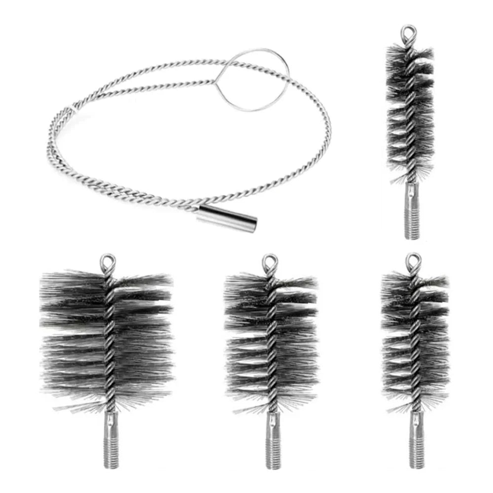 Flexible Steel Wire Chimney and Flue Pipe Cleaning Brush Set