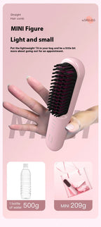 Fast Heating Cordless Hair Straightening Brush