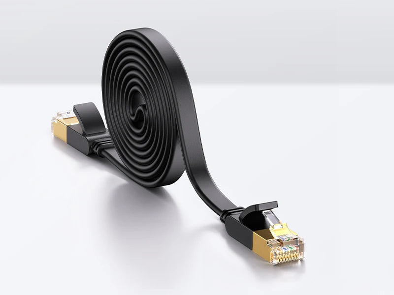 Cat 7 Flat High-Speed 10Gbps Ethernet LAN Cable for Gaming and Routers - 11