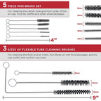 23-Piece Airbrush and Spray Gun Cleaning Tool Kit
