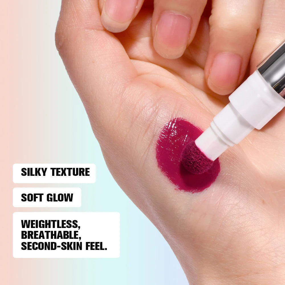 Liquid Blush Stick with Sponge Tip Applicator