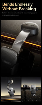 Adjustable Suction Cup Car Phone Holder for Dashboard and Windshield