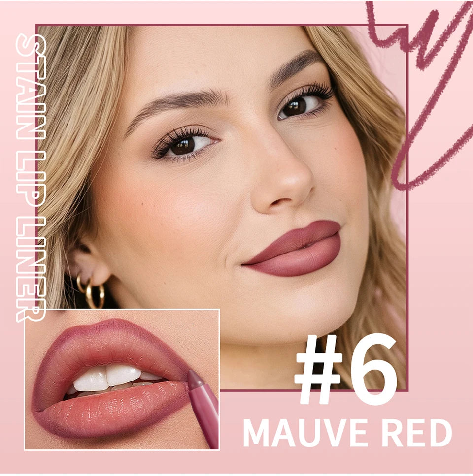 Waterproof Matte Lip Liner Pencil for Long-Lasting Contouring - 9
