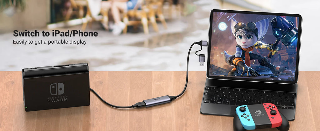 HDMI to USB-C Video Capture Card for Live Streaming and Recording