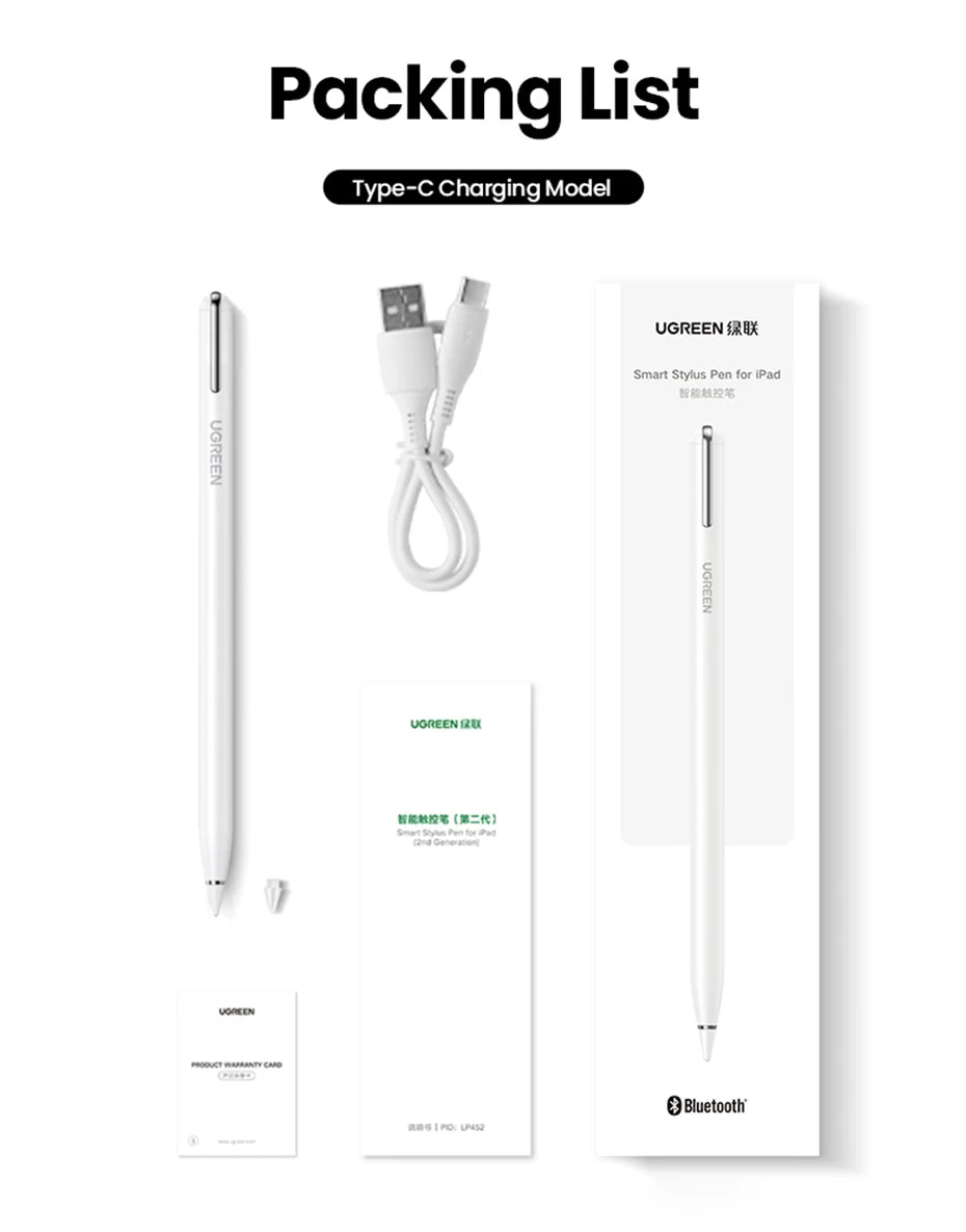 Precision Stylus Pen for iPad with Palm Rejection & Fast Charging - 27