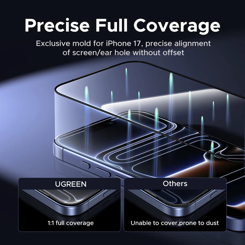 Auto-Installation Tempered Glass Screen Protector for iPhone Series